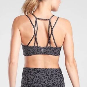 Athleta Breathe Sports Bra In Sprint Night
Leopard Print.